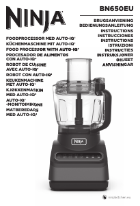 Manual Ninja BN650EU Food Processor