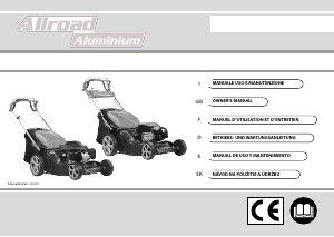 Manual Oleo-Mac MAX 53 TBX Allroad Aluminium Lawn Mower