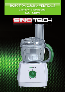 Manuale Sinotech GD196 Robot da cucina