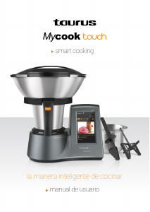 Manual de uso Taurus Mycook Touch Robot de cocina