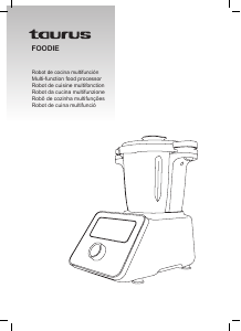 Manual de uso Taurus Foodie Robot de cocina