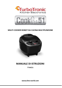 Manuale TurboTronic TT-MC51 Pentola multifunzione