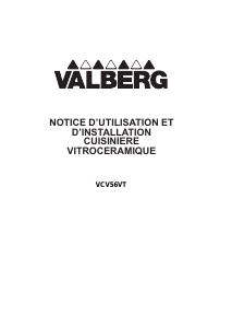 Mode d’emploi Valberg VCV56VT Cuisinière