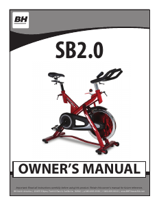 Manual BH Fitness SB2.0 Exercise Bike