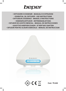 Manuale Beper 70.402 Diffusore di aromi