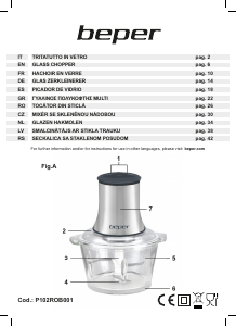 Manual Beper P102ROB001 Chopper