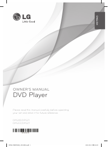 Manual LG DP522 DVD Player