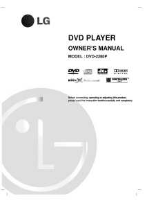 Manual LG DVD-2280P DVD Player