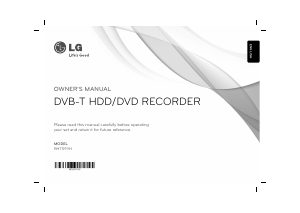 Manual LG RHT599H DVD Player