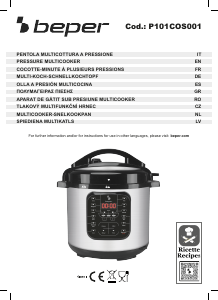 Manual Beper P101COS001 Multi Cooker