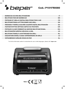 Rokasgrāmata Beper P101FRI080 Cepeškrāsns