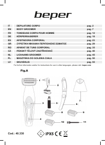 Manual Beper 40.330 Shaver