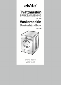 Bruksanvisning Elvita DWM 1000 Tvättmaskin