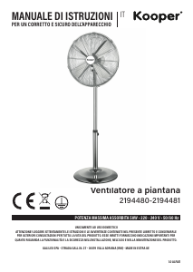 Manuale Kooper 2194480 Ventilatore