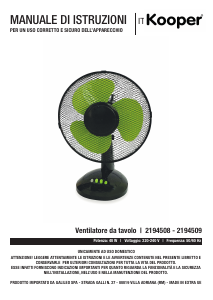 Manual Kooper 2194508 Fan