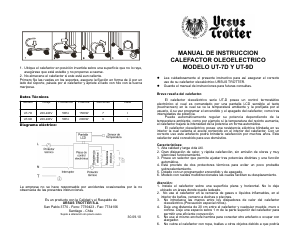 Manual de uso Ursus Trotter UT-9D Calefactor