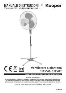 Manuale Kooper 2193508 Ventilatore