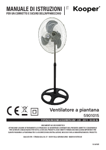 Manuale Kooper 5901015 Ventilatore