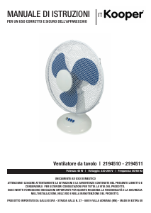 Manual Kooper 2194511 Fan