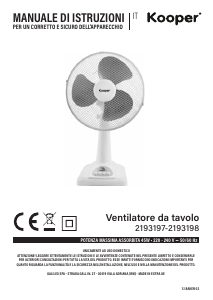 Manual Kooper 2193197 Fan