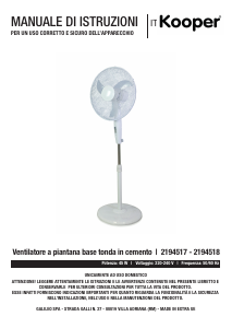 Manuale Kooper 2194517 Ventilatore