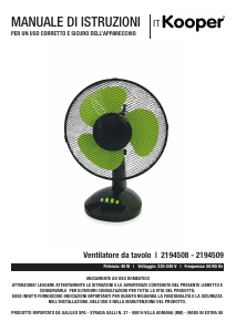 Manuale Kooper 2194509 Ventilatore