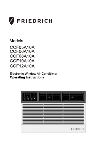 Manual Friedrich CCW06B10B Air Conditioner