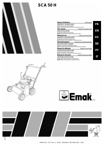 Manuale Emak SCA 50 H Scarificatore