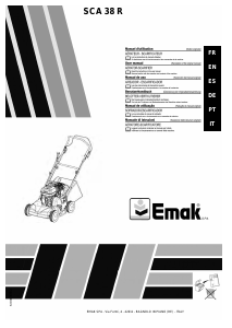 Handleiding Emak SCA 38 R Verticuteermachine