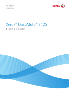 Manual Xerox DocuMate 3125 Scanner