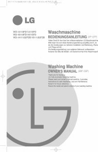 Handleiding LG WD-14111FD Wasmachine