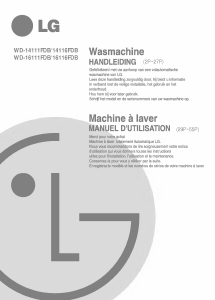 Handleiding LG WD-16116FD Wasmachine