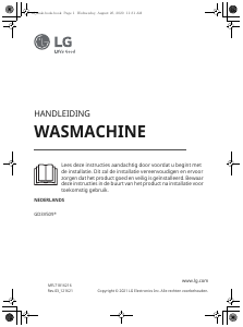 Handleiding LG GD3V509S1 Wasmachine