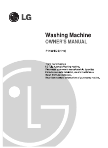 Manual LG F1407TDS6 Washing Machine