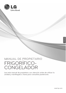 Manual de uso LG GBF530PVQPB Frigorífico combinado