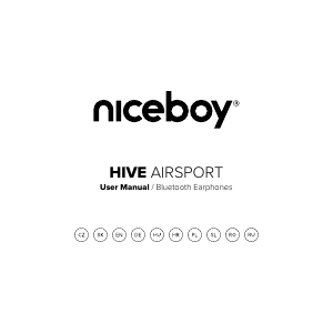 Manuál Niceboy HIVE Airsport Sluchátka