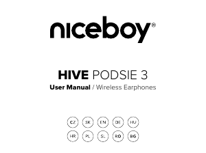 Használati útmutató Niceboy HIVE Podsie 3 Fejhallgató