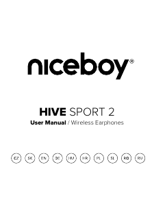 Návod Niceboy HIVE Sport 2 Slúchadlá