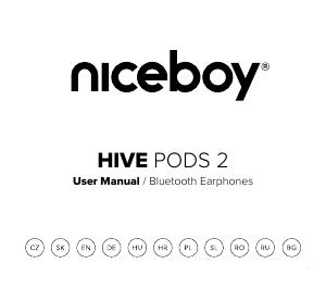 Handleiding Niceboy HIVE Pods 2 Koptelefoon
