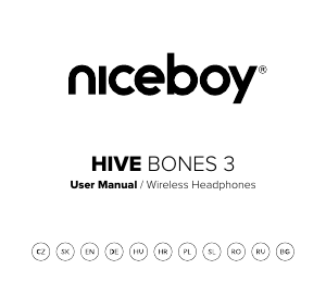 Használati útmutató Niceboy HIVE Bones 3 Fejhallgató