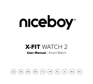 Priručnik Niceboy X-Fit Watch 2 Sportski sat