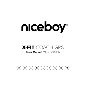 Instrukcja Niceboy X-Fit Coach GPS Zegarek sportowy