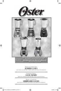 Manual Oster BLST4129 Blender