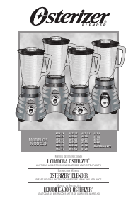 Manual Oster 4122 Blender