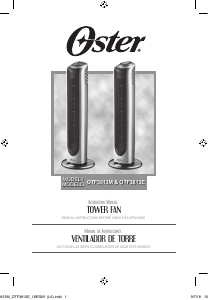 Manual de uso Oster OTF3813M Ventilador