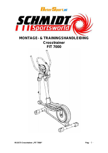 Handleiding Schmidt FIT 7000 Crosstrainer