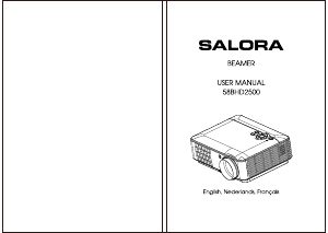 Handleiding Salora 58BHD2500 Beamer