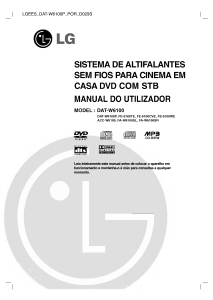 Manual LG DAT-W6100P Sistemas de cinema em casa