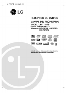 Manual de uso LG LH-T751TB Sistema de home cinema
