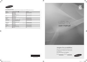 Manual Samsung UA40B6000VV LED Television